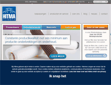 Tablet Screenshot of hitma-filtratie.nl